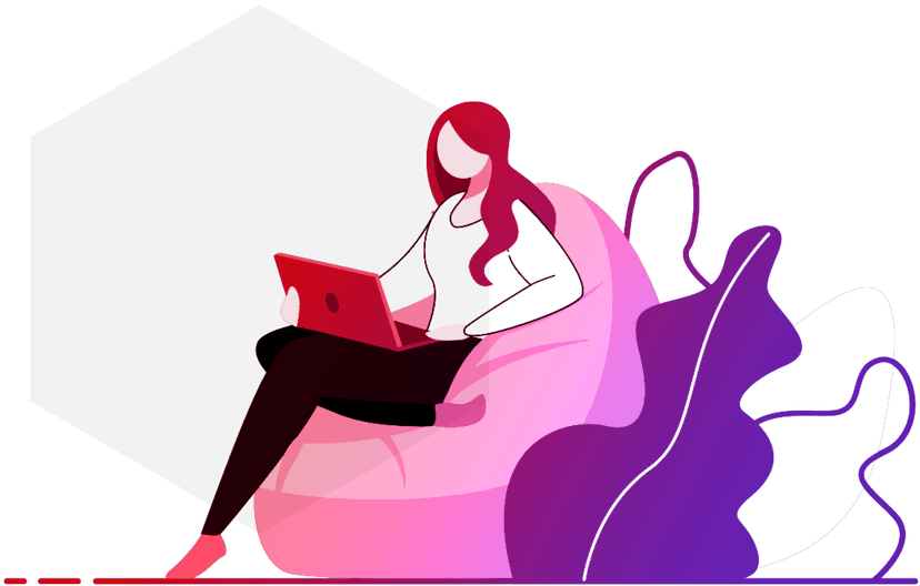 Girl on laptop